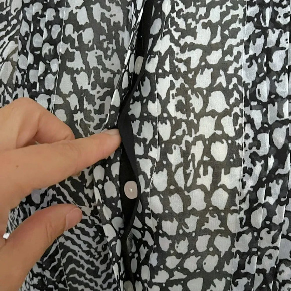 ARMANI EXCHANGE | Black | Printed Long Sleeve Shirt - Picture 3 of 9